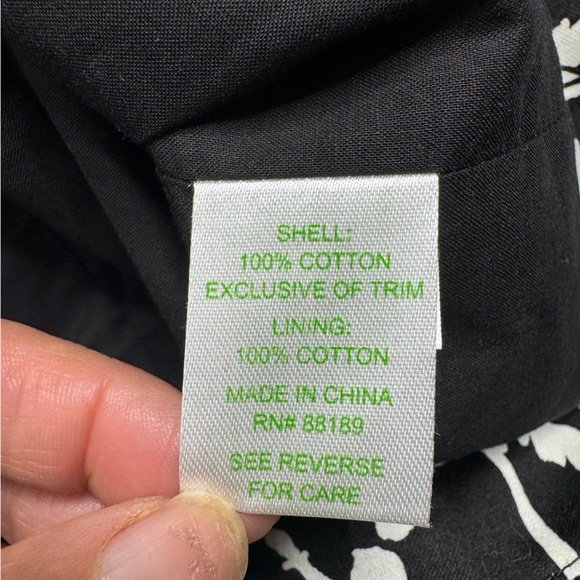 Lilly Pulitzer Crystal Black Late Night Toile Underlay Beaded Waist Dress - Picture 8 of 13